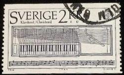 1985 İsveç Pul - Clavichord, Music