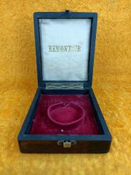 ANTİKA REMONTOIR EL YAPIMI AHŞAP SAAT KUTUSU