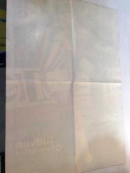 RIDVAN DİLMEN'İN ORİJİNAL BÜYÜK BOY POSTERİ - 69 x 48 cm EBADINDA - GELİŞİM SPOR DERGİ HEDİYESİ - ÖZEL KOLEKSİYONDAN ÇIKMA, YENİ GİBİ TEMİZ DURUMDA - RIDVAN DİLMEN FENERBAHÇE FORMASIYLA SAHADAYKEN, FOTOĞRAF: HASAN ONUKER - 1980'LER ve 1990'LAR