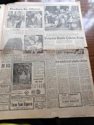 Hürriyet Gazetesi - 16 Aralık 1953 - Halk Partisi Meclisten Çekilmeyecek - Cumhuriyet Halk Partisi Elindeki Malları Pürüzsüz Devredecek - Cumhurreisi Celal Bayar İstirdat Kanununu Tasdik Etti - Basın Kanununda Yapılacak Tadilat - Yeni Sabah Gazetesi Sahibi Safa Kılıçlıoğlu Dünkü Duruşma Sırasında Fotoğraf - Necip Fazıl Kısakürek Dün Tahliye Edildi - Dün Gece Sergi Sarayında Gazoz Şişesi Yağmuru Altında Yapılan Maçta İranlı Güreşçiler 7 1 Galip Geldiler - İtalya'da 6 Milyon İşçi Greve Başladı - 16 Aralık 1909 Gazi Ethem Paşa'nın Ölümü - Rodos'tan Gelen Vatan Toprağı Yazan Nihad Sami Banarlı - Kore'deki Sevgili Yazan O. İlhami Bilger Yazı Dizisi - Dünyadan Haberler - Günümüzde Franco İspanyası - Hiç Bilmediğimiz Bir Alemin Sırları Hayvanlar Aleminde Aşk - Amerika'dan Kızıllara Karşı Savaş FBI Çağırıyor Yazı Dizisi - Bugün Fenerbahçe Beyoğluspor'la Karşılaşıyor - 2. Sultan Abdülhamit'in Sefir Avlama Sistemi Yazan Mehmet Reşit - Altın Kalpli Melek Kız Çizen Şevki