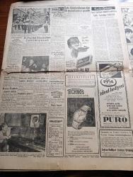 Hürriyet Gazetesi - 16 Aralık 1953 - Halk Partisi Meclisten Çekilmeyecek - Cumhuriyet Halk Partisi Elindeki Malları Pürüzsüz Devredecek - Cumhurreisi Celal Bayar İstirdat Kanununu Tasdik Etti - Basın Kanununda Yapılacak Tadilat - Yeni Sabah Gazetesi Sahibi Safa Kılıçlıoğlu Dünkü Duruşma Sırasında Fotoğraf - Necip Fazıl Kısakürek Dün Tahliye Edildi - Dün Gece Sergi Sarayında Gazoz Şişesi Yağmuru Altında Yapılan Maçta İranlı Güreşçiler 7 1 Galip Geldiler - İtalya'da 6 Milyon İşçi Greve Başladı - 16 Aralık 1909 Gazi Ethem Paşa'nın Ölümü - Rodos'tan Gelen Vatan Toprağı Yazan Nihad Sami Banarlı - Kore'deki Sevgili Yazan O. İlhami Bilger Yazı Dizisi - Dünyadan Haberler - Günümüzde Franco İspanyası - Hiç Bilmediğimiz Bir Alemin Sırları Hayvanlar Aleminde Aşk - Amerika'dan Kızıllara Karşı Savaş FBI Çağırıyor Yazı Dizisi - Bugün Fenerbahçe Beyoğluspor'la Karşılaşıyor - 2. Sultan Abdülhamit'in Sefir Avlama Sistemi Yazan Mehmet Reşit - Altın Kalpli Melek Kız Çizen Şevki