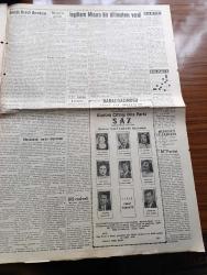 Hürses Gazetesi - 14 Temmuz 1953 - Başbakan Adnan Menderes Dün Mecliste Hükümetin Mesken Politikasını İzah Etti - Emlak Kredi Bankası Kanunu Değişti Banka 600 Milyon Tahvil Çıkarabilecek - İngiltere Mısır'a Bir Ültimatom Verdi - Millet Partisi Kapama Kararına Karşı Dün İtiraz Etti - Rus Notasına Cevabımız Dün Gece Verildi - İngiltere Dışişleri Vekili Anthony Eden İyileşiyor - PTT Kuruluş Kanunu Mecliste Kabul Edildi - Galatasaray Lisesinden Yetişenler İzmir'de Toplandı - Siyasi Partiler Nasıl Doğarlar ve Nasıl Ölürler Yazan İsmail Hakkı Baltacıoğlu - Sanat Ve İnsanlar Memleket Saat Ayarı - Abant Gölü Ve Yolculuğu Yazan Selami Erkut - Amerikan Demokrat Parti Lideri Stevenson Doğu Berlin'lileri Övüyor - Mao Zedung Hapishaneleri Yazan Seyfettin Turhan Yazı Dizisi - Nurenberg Hikayeleri Gobbels'in Muavini Hans Friçe'nin Hatıraları Yazı Dizisi - Futbolda Transfer Dedikoduları - Fenerbahçe kalecisi Şükrü Ersoy - Atatürk Çiftliği Bira Parkı Saz Evi- Ankara Radyosu Programı - Bulmaca