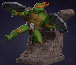 Antika - Ninja Kaplumbağalar Michelangelo Figür - 20 cm - kitantik - kitaLog