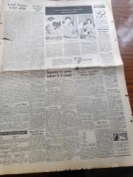 Ulus Gazetesi - 7 Nisan 1953 - Anlaşmazlık Hakkında Yazan Hüseyin Cahit Yalçın Köşe Yazısı - Dumlupınar Denizaltısını Batıran İsveç Gemisinin Kaptanı Tevkif Edildi - Dumlupınar Şehitleri İçin Bugün Denizde Tören Yapılacak - Batan Dumlupınar Denizaltısının Yeri Tespit Edilemedi - Denizaltıların Kurtarılması Usulleri - Sporcularımızın Büyük Başarısı İspanya'yı Genç Takım 3 2 Yendi - Anayasa Etrafında Yazan Nihat Erim - Tevfik İleri İle Samed Ağaoğlu İstifa Ettiler - 44 Numaralı Kooperatif - Yavaşça Yazan Ataç - Aşk Odası Yazan Pierre Decourcelte Yazı Dizisi - Yeni 500 Ve 1000 Liralıklar Tedavüle Çıkarılıyor - İstişari Enerji Kongresi Açıldı - Kızılay Şubesi Yararına Konser - Kumar Okulu - Bulmaca - Raks Yıldızı Babus Esenpark Aile Gazinosunda - Naci Tektel Jübilesi 9 Nisan Perşembe Büyük Sinemada - Son Ses Müsabakasında Birinciliği Kazanan Hamiyet Yüceses - Sana Kahvaltılık Margarin - Park Ve Sus Sinemalarında İki Açık Göz Boksör Filmi - Yeni Ve Ankara Sinemalarında Çardaş Filmi