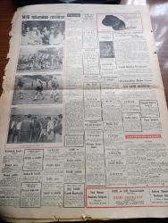 Ulus Gazetesi - 26 Mayıs 1953 - Bir Seyahat Münasebetiyle Yazan Hüseyin Cahit Yalçın Köşe Yazısı - Ekonomi Ve Ticaret Bakanı Enver Güreli'nin İstifası Geniş Akisler Yarattı - Amerika Dışbakanı John Foster Dulles Bu Sabah Ankara'ya Geliyor - İsviçre'deki Milli Maçı 2 1 Kazandık - Güney Avrupa Komutanlığına Carney Yerine Fechteler Tayin Edildi - Orta Doğu İçin Necib'in Planı - Ekonomi Bakanının İstifası Yazan Vedat Dicleli - Kore'de Toplantı Dün Gizli Yapıldı - Batı Almanya Başbakanı Adenauer'in Beyanatı - Unutulan Bir Tasarımı Yazan Avukat Profesör Doktor Faruk Erem Köşe Yazısı - Silviya'nın Aşk Okulu Çizgi Roman - Kaybolan Kızlar İpek Çorap Cinayetleri Yazan John Evans Yazı Dizisi - Gazi Eğitim Enstitüsünde Dünkü Tören - İtalyan Başbakanı De Gasperi Tito'ya Cevap Veriyor - Kahve Darlığı Baş Gösteriyor - Son Yüzyılın En Büyük İhaneti Bir Casusun Çaldığı Sırlar Yazan J.E. Hoover Yazı Dizisi - Ulus'un Resimli Romanı 461 Numaralı Mahzen - Bu Hafta Galatasaray Gelecek Mi - Ankaragücü