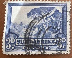 Güney Afrika Pulu - South Africa Stamp - Mektup Zarfından Kesilmiş  / Postadan Geçmiş Pul Filateli - Damgalı - EV VE AĞAÇ TEMALI GÜNEY AFRİKA PULU, 3 PARA - YABANCI PULLAR-NOSTALJİK DOĞUM GÜNÜ HEDİYESİ