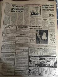 YENİ SABAH GAZETESİ  16 AĞUSTOS 1963 YIL :26 SAYI :8772--Haydarpaşa da dinamit ,Kadıköy de gaz tüpü patladı ,4 ölü 7 yaralı var ---3 lider bugün ikinci defa toplanıyor --Tren soygunu ile ilgili yedi kişi tevkif edildi ---Hükümet ,Örfi İdarenin Uzatılmasına Karar Verdi --Kafasına kalas vurup öldürdü ---Karı -kocalarının kulaklarını  fareler yedi ---Kesik elli Emine ye bir  katil  talip oldu ---Kongo da ordu dün idareyi ele aldı ---Ateş püsküren vekil :Siyavuşgil ---Balıkçıların ağına denizaltı takıldı ---Hapisten çıktıktan sonra 2 saat sonra suç işledi ---Beşinci defa ikiz doğurdu ---Türk -Yunan filmciler işbirliği : Mektep sıralarındaki aşk Yunanistan da bitiriliyor ---Yedi sıklette  finallere giriyoruz --Galatasaray Avrupa da Monaco ile karşılaşacak ---Galatasaray Beylerbeyini zor yendi :1-0 --Kılıç a göre ,Galatasaray yine 4-2-4 oynayacak --Fenerbahçe de kadroyu dörtlü komite yapacak ---Serbest  giriş kartları  işi yine çıkmaza girdi ---Bir petrol damarı daha bulundu --