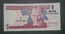 8 Emisyon 1 Tertip A 04 seri 1 Yeni Lira Çil