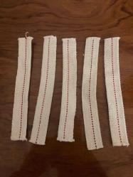Gaz Lambası Fitili  beş  5 adet...   uzunluk 17 cm en: 2cm.