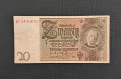 Almanya 20 Mark 1929 ÇİL ALTI