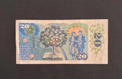 Çekoslovakya 20 Korun 1988 ÇT