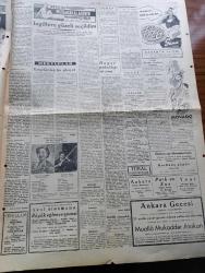 Yeni Ulus Gazetesi - 26 Aralık 1953 - Büyüklük Küçüklük Yazan Hüseyin Cahit Yalçın Köşe Yazısı - Memurlara Ait Tahsisat Meclis'ten Çıktı - Millet Partisi Davası - Şehirden Röportajlar 30 Santim Kar Bizi Ne Hallere Soktu - Hayat Pahalılığı Ve Zam Yazan Nihat Erim - Cumhuriyet Halk Partisi Malları Hakkındaki Kanuna Dair Fransız Gazetesinde Çıkan Yazı - Emekli Dul Ve Yetimlerde Tahsisattan İstifade Etmeli - Beşiktaş'ın Bugün Demirspor Takımı İle Karşılaşıyor - Osmanlı Bankasındaki CHP Hesabı - Cüneyt Gökçer Ve Serap Sezer Karadavut'un Bir Sahnesinde Fotoğraf - Kayıplar Adası Çeviren Nuri Özkan Yazı Dizisi - Müthiş Bir Katil Nasıl Yakalandı Yazı Dizisi - Ziraat Bankası Yazan Namık Zeki Aral Köşe Yazısı - Güzellik Müsabakalarının İçyüzü Elli Defa Kraliçe Seçilen Bir İngiliz Güzeli Anlatıyor Yazı Dizisi - Tiyatro Perili Değirmen Yazan Lütfi Ay - Zamandan Pantalon