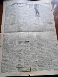 Yeni Ulus Gazetesi - 26 Aralık 1953 - Büyüklük Küçüklük Yazan Hüseyin Cahit Yalçın Köşe Yazısı - Memurlara Ait Tahsisat Meclis'ten Çıktı - Millet Partisi Davası - Şehirden Röportajlar 30 Santim Kar Bizi Ne Hallere Soktu - Hayat Pahalılığı Ve Zam Yazan Nihat Erim - Cumhuriyet Halk Partisi Malları Hakkındaki Kanuna Dair Fransız Gazetesinde Çıkan Yazı - Emekli Dul Ve Yetimlerde Tahsisattan İstifade Etmeli - Beşiktaş'ın Bugün Demirspor Takımı İle Karşılaşıyor - Osmanlı Bankasındaki CHP Hesabı - Cüneyt Gökçer Ve Serap Sezer Karadavut'un Bir Sahnesinde Fotoğraf - Kayıplar Adası Çeviren Nuri Özkan Yazı Dizisi - Müthiş Bir Katil Nasıl Yakalandı Yazı Dizisi - Ziraat Bankası Yazan Namık Zeki Aral Köşe Yazısı - Güzellik Müsabakalarının İçyüzü Elli Defa Kraliçe Seçilen Bir İngiliz Güzeli Anlatıyor Yazı Dizisi - Tiyatro Perili Değirmen Yazan Lütfi Ay - Zamandan Pantalon