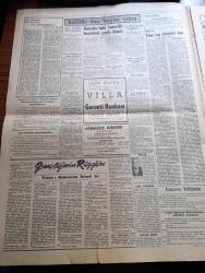 Zafer Gazetesi - 18 Ağustos 1954 - Yeraltı Muhalefetine Yazan Mümtaz Faik Fenik Köşe Yazısı - Konya Ve Amasya Şeker Fabrikaları Da Açılıyor - Yeniden Üç Firmaya Petrol Arama Müsaadesi Veriliyor - Atatürk Üniversitesine Dair Celal Yardımcı'nın Zafer'e Beyanatı - Reisicumhur Celal Bayar'ın Davetlisi Olarak Atatürk'ün Hayatını Filme Çekmek İçin Gelecek Olan Aktör Douglas Fairbanks - Urfa Valisi Nedim Evliya Beraat Etti - Irz Düşmanları Yazanlar Orhan Seyfi Orhon - Gençliğimin Rüzgarı Yazan Mükerrem Kamil Su Yazı Dizisi - İkiz Dünya Başka Alemlerde Bir Macera Çizgi Roman - Girgin BİM'in Harikulade Maceraları Çizgi Roman - Ölüm Hücresi 2455 Yazan Caryl Chessman Yazı Dizisi - İsimsiz Sevgili Foto Roman - Amerika'da Casuslar İçin Ölüm Cezası - Merzifon'da Musiki Cemiyeti Kuruldu - Nermin Yakar Konseri - Parker Ouink