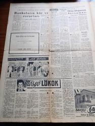 Halkçı Gazetesi - 7 Eylül 1954 - Hayalet Ve Hakikat Yazanlar Hüseyin Cahit Yalçın Köşe Yazısı - Yeni Barem Tasarısı Memurların Zararına - Rusların Düşürdüğü Uçak Amerika'nın Protestosu - Celal Bayar Saraybosna'ya Gitti - Ekonomi Bakanlığınca Verilen İthalat İzinleri Farz Olunacak - Bu Kadar Basit Bir Şey Yazan Nihat Erim - Lübnanlı Genç Bekarlara Yetmiş Bin Lira Teklif Etti - Halkçı'nın Resimli Romanı Aşk Yakutu - Mösyö Lökök Yazan Emile Gaborian Yazı Dizisi - Ortadoğu'nun Savunması Yazan Hicret Canbazoğlu - Brezilya'nın Bakir Ormanlarında Tigrero Bir Jagar Avcısının Maceraları Yazan Sasha Siemel Yazı Dizisi - Hava Pentatlon Şampiyonası - Ankara Yelken Birincilikleri - Gençlerbirliği in Toplantısı - Kilit Taşı Tatbikatından Fotoğraflar - Nigar Uluerer Esenparkta