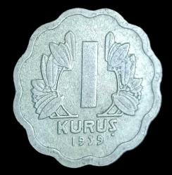 1939 Papatya 1 Kuruş