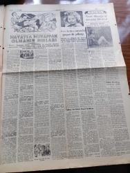 Yeni Ulus Gazetesi - 2 Şubat 1954 - İki Propaganda Yazan Hüseyin Cahit Yalçın Köşe Yazısı - Almanya'ya Dair Sovyet Teklifleri - Viet Minh Kuvvetleri İlerliyor - Amerikan Uçakları Bir Mig Düşürdü - CHP Genel Sekreteri Kasım Gülek Kilis'ten Adana'ya Gitti  - Petrolde Devlet Hissesi Yazan Nihat Erim Köşe Yazısı - Şu Döviz Kılığında Yazan Vedat Dicleli - Londra'da Bir Cami - Eskimolar Yazan Hans Reusch Yazı Dizisi - Kar Senfonisi Yazan Selahattin Batu Köşe Yazısı - Petrolde Devlet Hissesi - Bir Dil Nasıl Öç Alır Yazan Bülent Ecevit Köşe Yazısı - Sonya Işık Kraliçesi Seçildi - Çerkes Ethem - Pasifik Kahramanları Anlatan Ronald Mckie Yazı Dizisi - Ankara İstanbul Radyosu Programı - Cemiyet Hayatı - Hayatta Muvaffak Olmanın Sırları - Lig Maçlarının İkinci Devresinin Akıbeti Yarın Belli Olacak - Ruslar İsveç Güreşçilerini 27 5 Mağlup Etti - Sabite Tur Gülerman Büyük Sinemada