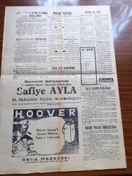 Son Havadis Gazetesi - 8 Ağustos 1954 - Gülünç Olmayalım Yazan Cemil Sait Barlas Köşe Yazısı - On İki Sınıfın Silah Altına Çağırılacağı Hakkındaki Haber Yalanlanıyor - Üçlü Balkan Anlaşmasının Pazartesi İmzalanıyor - Bikini Bu Dene Plajların Modası - Fuat Arna Dün Gece Tevkif Edildi - Florya Arsaları Meselesi Arsalarda Hissediyorum İlanlar İstifalarını Verdiler - İki Kadın Milliyetçi Fransız Polisin Öldürdüler - İngiliz Milletvekillerinin Vaziyeti Yazanlar John H. Mac Callum Scott -  New York'la Paris Arasında Otomobil Yarışı  - Zenciler Birbirine Benzemez Yazan Attila İlhan Yazı Dizisi - İslam Aleyhinde Kitap Yazan Yazar Jorj Şukyr - Zemzem Suyu Çıkarmaktadır İçin Mekke'de Artezyen Kuyuları Açıldı - Hikaye Karanlıkta Yazan A. Rıza Yalt - Demir Perdesi Yıkılıyor Yazan Pat Frank Yazı Dizisi - Profesyonel Bir Dolandırıcının Hikayesi Yazı Dizisi - Safiye Ayla Bomonti Çay Bahçesinde