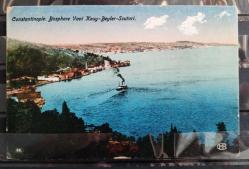 PC.1126 İSTANBUL BOĞAZ VANİKÖY BEYLERBEYİ ÜSKÜDAR KIYILARI  OSMANLI  DÖNEMİ POSTA KARTI EDİTÖR M.B. 68