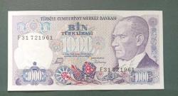 7 Emisyon F 31 seri 1000 Lira Çil