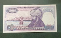 7 Emisyon F 31 seri 1000 Lira Çil