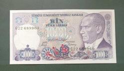 7 Emisyon G 22 seri 1000 Lira Çil