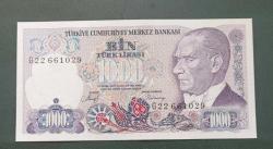 7 Emisyon G 22 seri 1000 Lira Çil