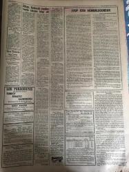 YENİ SABAH GAZETESİ 9 AĞUSTOS 1963 YIL :26 SAYI :8765---Alican Kabinede Yeniden Vazife Taksimi Talep Etti ---Freni patlayan bir otobüs ,adam ezdi ---İngiltere de 25 milyonluk  tren soygunu  ---Avusturalya da yasağa katıldı --- Yaşlı Üniversiteliler askere alınacak ---Trafik kontrolündeki  belli başlı zorluklar ---Kırkpınar  güreşleri  tekrarlanacak ---Zina yapan  bir çift  kama ile doğrandı ---Bakalım ,nasıl tanıtacağız : Siyavuşgil --Avrupa kıt'ası buzlarla örtülmekte karşı karşıya ---San Fransisco  dan Diyarbakır a ---Kültür Festivaline on dört  yabancı topluluk katılıyor ---Dörtlü Turnuva Yarın Başlıyor ---Voleybol Takımımız İsrail i 3-2 yendi ---Fenerbahçe ,Pazar Bursa da Oynayacak ---Atletizm Milli Takımı Dün Gitti ---Japonlar Olimpiyatlara Hazırlanıyor ---İki stildeki  güreş ekiplerimiz bugün İstanbul da olacak --