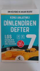 7.SINIF KONU ANLATIMLI DİNLENDİREN DEFTER DİN KÜLTÜRÜ VE AHLAK BİLGİSİ