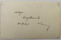 4-5 yaşlarında erkek çocuklarıyla poz veren Anne-Baba fotoğrafı. Neclaya sevgilerimle.. 18.07.1955 ,ORİJİNAL SİYAH & BEYAZ, 11 x 8 cm EBADINDA - 1940'LAR, 1950'LER, 1960'LAR ve 1970'LER