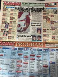 SABAH MELODİ GAZETESİ VE SABAH TELERAMA GAZETESİ KADINLARA ÖZEL - 3 Ağustos 1994 -Karikatürler-Walt Disney/Boncuk-Mort Walker-Dick Browne/Bizim Aile-Tom Armstrong/Marvin-Graham Allen-John Dodd/Kral Kedi-Süleyman Turan/Dön Artık-Astroloji-Bülent Kısa-Klinik-Meltem Pusat-Telerama Programı-Sabah Filmleri-Öğlen Filmleri-Akşam Filmleri-Erdoğan Sevgin-Ali Öztük-Tanju Üsküp-Güllü-Yıldız Tilbe-çal oyna çalkala-eyvah bir uzaylı yedim-Yazlıkçılar-engin Şenkan-grup Gündoğarken konseri-Pingen-Toprak-Mapeza-Saffet-Gülben Ergen-Seda Sayan-Sedat—Müge Oruçkaptan—Güncellektüel-Tanju Çolak-Hizbullah-boşnak-foto Deniz-deniz arcak-Pazar sokağı-necdet tosun-gürdal tosun-melih eker-güner Özkul-İTÜ Maden fakültesi öğretim üyesi Profesör Orhan kural-Alarko kombi-yanlış numara-Zeki Alasya-Metin Akpınar—kapının ardındaki-güneri Civaoğlu-Tarık Akan-Necla nazır-Umut dünyası-Michael Kay Rodes-Angela Lansburg-Jordan Alan-Timothy Owen-Son Mutluluk