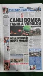 Hürriyet Gazete 8 Şubat 2018 Canlı Bombaya Nokta Atışı,Miray Daner,Jermain Lens,Nabil Dirar,Elif Elmas,Serdar Aziz,Fernando Muslera,Fatih Terim,Abdullah Avcı,Aram Ateşyan,Özgür Özel,Veli Ağbaba,Hakan Atilla,Binali Yıldırım,Kemal Kılıçdaroğlu,Angela Merkel,Martin Schulz,Horst Seehofer,Ezgi Mola,Metin Hara,Adriana Lima,Şevval Sam,Engin Hepileri,Seri İlanlar,Enerji SA Reklamı