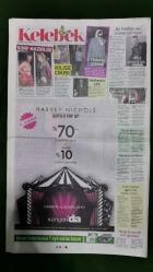 Hürriyet Kelebek Gazete 9 Şubat 2018 Sertab Erener,Leyla Lydia Tuğutlu,Şükrü Özyıldız,Şahan Gökbakar,Selin Gökbakar,Rıza Esendemir,Gözde Mukavelat,Deniz Çakır,Derya Alabora,Gülşen,Ozan Çolakoğlu,Okan Kurt,Demet Akalın,Mustafa Sandal,Kendall Jenner,Justin Bieber,Liam Hemsworth,Miley Cyrus,Şenol Güneş,Tolga Zengin,Fikret Orman,Oğuzhan Özyakup,Pepe,Ece Seçkin,Sarp Apak,Bengisu Uzunöz,Fırat Tanış,Engin Altan Düzyatan,Mustafa Ceceli,Cemal Hünal,Yılmaz Ulusoy,Süreyya Soner,Yıldız Tilbe,Tiyatro Afişleri,Seda Bakan Akbank Reklamı