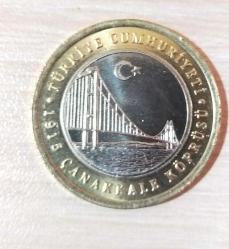 Çanakkale Köprüsü 1 Lira