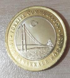 Çanakkale Köprüsü 1 Lira