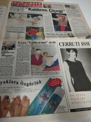 SABAH MELODİ GAZETESİ VE SABAH TELERAMA GAZETESİ KADINLARA ÖZEL - 11 Aralık 1996 -Karikatürler-Walt Disney/Boncuk-Mort Walker-Dick Browne/Bizim Aile-Tom Armstrong/Marvin-Graham Allen-John Dodd/Kral Kedi-Süleyman Turan/Dön Artık-Astroloji-Bülent Kısa-Klinik-Meltem Pusat-Telerama Programı-Sabah Filmleri-Öğlen Filmleri-Akşam Filmleri-Erdoğan Sevgin-kaçkarlar-istanbul devlet opera-carmen-yekta kara-makyaj-enes kozmetik-tamdaki mizahçı-sibel can-kaldırım çiçeği-hakan ural-samim değer-salih güney-nil bırak-hande ataizi-volkan severcan-kürşat alnı açık-nilüfer ayran 8 Kemal gencer-ani İpek kayak-mehtap arkası çizgi Duygu ankara-tayfun talipoğlu-seda sayan-emel Sayın Melih gülgen-ferdi tayfur-bahar öztan-mahmut tuncer-ümit volkan-sinan benginar-aile algan-oğuz gözen-ümmiye Engin çağlar-kemal sunal-ökten-genç yaşarsa çizgi herkül-kaldırım çiçeği-namus uğruna seçildi Osman sezen-eşref kolçak-perihan Serpil Gül