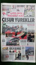 Hürriyet Gazete 12 Şubat 2018 Cesur Yürekler,Guilano,Fernandao,Kadir İnanır,Kemal Kılıçdaroğlu,Volkan Demirel,Ali Koç,Fikret Orman,Mustafa Yumlu,Fatih Terim,Donald Trump,Binyamin Netanyahu,Kamuda Kart Geçmiyor,Selim Yazıcı,Soner Canko,Naci Ağbal,,Seri İlanlar,Ölüm İlanları