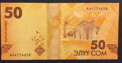 KIRGIZİSTAN 50 SOM.2023 ÇİL KAĞIT PARA RESİMDEKİ ÜRÜN