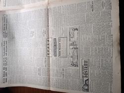 Cumhuriyet Gazetesi - 20 Nisan 1954 - El Şakası Yok Yazan Nadir Nadi Köşe Yazısı - Adnan Menderes Dün Erzurum'da İlköğretim Seçim Konuşmasını Yaptı - İsmet İnönü Dün İskenderun Ve Antakya'da Konuşma Yaptı - İspanya Dün Genç Takımlar Dünya Şampiyonluğunu Kazandı - Miting Bozma Yarışı - Tarabyadaki Konak Oteli Tamamen Yandı -  Demokrat Parti Dün Silivri'de Bir Miting Yaptı - 1954 Cannes Sinema Festivali Yazan Aydemir Balkan Yazı Dizisi - İnce Memed Yazan Yaşar Kemal Yazı Dizisi - Laikliği Korumanın Çareleri Yazan Doktor Nurullah Kunter - Resim Ve Sanat Galerisi Dün Törenle Açıldı - Kıbrıs'ta Papazların Faaliyeti Artıyor - Avrupa Birliği Planı - Burhan Felek Köşe Yazısı - İstanbul Ankara Radyosu Programı - Büyük Adli Hatalar Bir Rezalet Çeviren Mazhar Kunt Yazı Dizisi - Yurtta Seçim Mücadelesi İntibaları - CHP'nin Seçim Afişleri Yırtılıyormuş - Adnan Menderes'in Yapacağı Radyo Konuşmaları - Sarayların Aşk İlahesi Desiree Yazan Annemarie Selinko Yazı Dizisi - Lale Oraloğlu