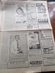 Cumhuriyet Gazetesi - 20 Nisan 1954 - El Şakası Yok Yazan Nadir Nadi Köşe Yazısı - Adnan Menderes Dün Erzurum'da İlköğretim Seçim Konuşmasını Yaptı - İsmet İnönü Dün İskenderun Ve Antakya'da Konuşma Yaptı - İspanya Dün Genç Takımlar Dünya Şampiyonluğunu Kazandı - Miting Bozma Yarışı - Tarabyadaki Konak Oteli Tamamen Yandı -  Demokrat Parti Dün Silivri'de Bir Miting Yaptı - 1954 Cannes Sinema Festivali Yazan Aydemir Balkan Yazı Dizisi - İnce Memed Yazan Yaşar Kemal Yazı Dizisi - Laikliği Korumanın Çareleri Yazan Doktor Nurullah Kunter - Resim Ve Sanat Galerisi Dün Törenle Açıldı - Kıbrıs'ta Papazların Faaliyeti Artıyor - Avrupa Birliği Planı - Burhan Felek Köşe Yazısı - İstanbul Ankara Radyosu Programı - Büyük Adli Hatalar Bir Rezalet Çeviren Mazhar Kunt Yazı Dizisi - Yurtta Seçim Mücadelesi İntibaları - CHP'nin Seçim Afişleri Yırtılıyormuş - Adnan Menderes'in Yapacağı Radyo Konuşmaları - Sarayların Aşk İlahesi Desiree Yazan Annemarie Selinko Yazı Dizisi - Lale Oraloğlu