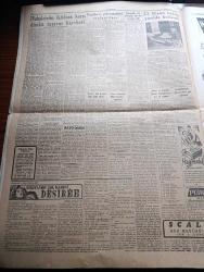 Cumhuriyet Gazetesi - 24 Nisan 1954 - Giresun'da ki Demokrat Parti Mitinginde Dün Elim Bir Kaza Oldu - Celal Bayar Dün Raman Petrol Sahasına Gitti - Eski Yalova Belediye Reisi Rahmi Üstel Tevkif Edildi - Cumhuriyetçi Millet Partisi Bugün Taksim'de Bir Miting Yapacak - Genç Milli Takımımız Dün Almanya'dan Döndü - Güzel Ve Sıhhatli Çocuk Müsabakamızın İlk Elemesi - İstanbul Metrosunun Projesi Dün İhale Edildi - 23 Nisan Bütün Yurtta Kutlandı - İnce Memed Yazan Yaşar Kemal Yazı Dizisi - 1954 Cannes Sinema Festivali Yazan Aydemir Balkan Yazı Dizisi - Darüşşafaka Lisesine Verilecek Yeni Şekil - Burhan Felek Köşe Yazısı - Rus Ajanı Von Papen'i De Öldürmek İstemiş - İngiltere Macaristan Maçına 800.000 Kişi Bilet İstiyor - Ankara'da Kapalı Spor Salonunun Temelleri Atılıyor - Büyük Adli Hatalar Koca Katili Çeviren Mazhar Kunt Yazı Dizisi - Yurtta Seçim Mücadelesi İntibaları - Doğu'da Hitabet Kürsüsüne Kimse Rağbet Etmiyor Yaşar Kemal Yazıyor