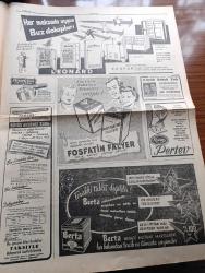 Cumhuriyet Gazetesi - 24 Nisan 1954 - Giresun'da ki Demokrat Parti Mitinginde Dün Elim Bir Kaza Oldu - Celal Bayar Dün Raman Petrol Sahasına Gitti - Eski Yalova Belediye Reisi Rahmi Üstel Tevkif Edildi - Cumhuriyetçi Millet Partisi Bugün Taksim'de Bir Miting Yapacak - Genç Milli Takımımız Dün Almanya'dan Döndü - Güzel Ve Sıhhatli Çocuk Müsabakamızın İlk Elemesi - İstanbul Metrosunun Projesi Dün İhale Edildi - 23 Nisan Bütün Yurtta Kutlandı - İnce Memed Yazan Yaşar Kemal Yazı Dizisi - 1954 Cannes Sinema Festivali Yazan Aydemir Balkan Yazı Dizisi - Darüşşafaka Lisesine Verilecek Yeni Şekil - Burhan Felek Köşe Yazısı - Rus Ajanı Von Papen'i De Öldürmek İstemiş - İngiltere Macaristan Maçına 800.000 Kişi Bilet İstiyor - Ankara'da Kapalı Spor Salonunun Temelleri Atılıyor - Büyük Adli Hatalar Koca Katili Çeviren Mazhar Kunt Yazı Dizisi - Yurtta Seçim Mücadelesi İntibaları - Doğu'da Hitabet Kürsüsüne Kimse Rağbet Etmiyor Yaşar Kemal Yazıyor