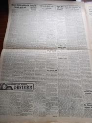 Cumhuriyet Gazetesi - 25 Nisan 1954 - Seslenen Gün Yazan Nadir Nadi Köşe Yazısı - Celal Bayar Dün Diyarbakır ve İskenderun'da Konuştu - İsmet İnönü Samsun'a Vardı - Adnan Menderes İsmet İnönü'nün Sözlerine Dün Samsun'da Cevap Verdi - CHP İktidara Gelirse Kendini Asacak İhtiyar Süleyman Şah - İzmir'deki Çocuk Balosu - Türkiye Pakistan Paktı Ve Suudi Arabistan - Beşiktaş'ın Kasımpaşa İle Berabere Kaldı- Veremden Ölüm Sayısı Azalıyor - İnce Memed Yazan Yaşar Kemal Yazı Dizisi - 1955 Cannes Sinema Festivali Yazan Aydemir Balkan Yazı Dizisi - Ahırkapı Feneri Yazan Hasan Ali Yücel Köşe Yazısı - Galatasaray Bugün Vefa İle Karşılaşıyor - Fransa'da Bir Futbol Skandalı - Büyük Adli Hatalar Koca Katili Çeviren Mazhar Kunt Yazı Dizisi - Doğu'da Seçimi İşine Şeyhlerin Rüyaları Ve Hurafeler Karışıyor Yazan Yaşar Kemal