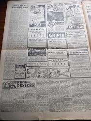 Cumhuriyet Gazetesi - 26 Nisan 1954 - Mitingden İntibalar Yazan Doğan Nadi Köşe Yazısı - Başbakan Adnan Menderes En Mühim Seçim Nutkunu İzmir'de Söyledi - Cenevre Konferansı Bugün Açılıyor - Galatasaray Vefa'yı Dün 3 1 Mağlup Etti - Mareşal Tito Trieste Hakkında Yeni Bir Teklifte Bulundu - İsmet İnönü Başbakan Adnan Menderes'e Cevabı - Mersin Limanının Temel Atma Töreni Dün Yapıldı - İllerde Dün Yapılan Mitingler - İstanbul'da Yapılan Demokrat Parti Ve Cumhuriyet Halk Partisi Mitingleri - Türkiye Mısır Atletizm Karşılaşması - İnce Memed Yazan Yaşar Kemal Yazı Dizisi - 1954 Cannes Sinema Festivali Yazan Aydemir Balkan Yazı Dizisi - Başıbozuk Ressamlar Yazan Bedri Rahmi Eyüboğlu Köşe Yazısı - Yeni Telefon Santralları Açıldı - Müslüman Devletler İktisad Konferansı - Arap Birliği Genel Sekreteri Abdülhalik Hassune General Franco İle Görüştü - Komünist Çin'de Bütün Gıda Maddeleri Vesikaya Tabi Tutulacak - Büyük Adli Hatalar Koca Katili Çeviren Mazhar Kunt Yazı Dizisi - Philips
