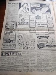 Cumhuriyet Gazetesi - 28 Nisan 1954 - Bir Az Sabır Yazan Nadir Nadi Köşe Yazısı - Bugün Seçim Propaganda Faaliyetinin Son Günü - Celal Bayar Seçmeni Karma Listeden Tahzir Ediyor - Seçimle Sonra Ne Olacak Doğan Nadi Yazıyor - Hindiçini Harbi Ve Birleşik Amerika - Cenevre'de Kore Barışı Görüşülüyor - Et Tanzim Satışları Bu Sabah Başlıyor - Irak Türk Pakistan Paktına Yaklaşıyor - Sovyetler Birliği Başbakanı Malenkov Gizli Polis Şefini Değiştirdi - Yugoslavya'da Kalan Türk Malları - İsmet İnönü'nün Dün Geceki Radyo Konuşmaları - 1954 Cannes Sinema Festivali Yazan Aydemir Balkan Yazı Dizisi - İnce Memed Yazan Yaşar Kemal Yazı Dizisi - Kremlin'in Ajanları Yeniden Faaliyette - Amerika'dan Yolcu Uçakları Alacağız - 1953 1954 Yunus Nadi Mükafatı En Güzel Hikaye Çiftlikte Bir Gün Yazan Mazhar İlhan - Büyük Adli Hatalar Koca Katili Çeviren Mazhar Kunt Yazı Dizisi - Yurtta Seçim Mücadelesi İntibaları - Seçimlerinde Arifesinde Adapazarı Ve İzmit - Muş'ta Şeyh Bolluğu Yaşar Kemal Yazıyor - Behçet Uz