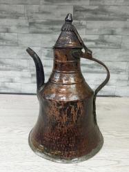 Antika Muazzam Patinaya Sahip Trabzon Bakır İbrik