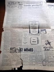 Cumhuriyet Gazetesi - 12 Mayıs 1954 - Said Faik Abasıyanık Evvelki Gece Vefat Etti - Bari Sen Yap Yazan Nadir Nadi Köşe Yazısı - Millet Meclisinin İlk İçtimai İçin Hazırlık - Hindiçinide Komünist Taarruzu Bekleniyor - Fransa'da Hükümet Tehlikede - Amerika'nın Yakın Şark Elçileri Dün Toplandılar - Demirperde Gerisinde Kızılların Korkusu - Bir Amerikan Şirketine Daha Petrol Arama İzni Verildi - Boğazda Asma Köprü - İnce Memed Yazan Yaşar Kemal Yazı Dizisi -  Sovyet Rusya'da Çok Mühim Bir Röportaj Yazan Marshall Mac Duffie Yazı Dizisi - Şehir Hat Vapur Tarifesine Zam Yapılıyor - Macaristan'da Komünist Lider Rakosi'nin Portreleri Bütün Resmi Binalardan Kaldırıldı - Amerika'da McCarthy Aleyhinde Kampanya - Sait Faik Abasıyanık'ın Bir Hikayesi Sivri Ada Geceleri - Büyük Adli Hatalar Eczacı Danval'in Feci Macerası Çeviren Mazhar Kunt Yazı Dizisi -  Tarihte Çapkın Kadınlar 1 Çariçe Katerina Derleyen Hamdi Varoğlu - Sarayların Aşk İlahesi Desiree Yazan Annemarie Selinko Yazı Dizisi