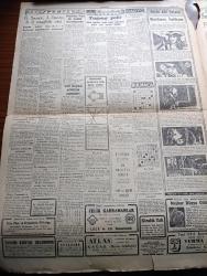 Cumhuriyet Gazetesi - 23 Mayıs 1954 - Yeni Kabineye Güven Yazan Nadir Nadi Köşe Yazısı - Demokrat Parti Meclis Grupunun Mühim İçtimai - 1954 Seçimlerinin Resmi Neticeleri Dün İlan Edildi - Seçime İştirak Yüzde 88,63 Demokrat Parti  Oyların Yüzde 58,42 sini CHP Yüzde 35,11 ni Aldılar - İşçiler Grev Hakkının Tanınmasını İstiyorlar - İstanbul'da Üç Yeraltı Garajı Yapılacak - Alaeddin Eriş İstanbul Emniyet Müdürü Oldu -  Dünya Serbest Güreş Şampiyonası Dün Başladı - Konsolosun Karısı Yazan Nihal Karamağaralı Yazı Dizisi - Hazreti Ali'den Yazan Hasan Ali Yücel Köşe Yazısı - Mısır İle Suriye Arasında Gerginlik - Galatasaray İstanbulspor'u 3 2 Mağlup Etti - Beşiktaş Vefa ile Bugün Karşılaşıyor - Türk Bale Sanatkarları Nasıl Yetiştiriliyor - Sarayların Aşk İlahesi Desiree Yazan Anne Marie Selinko Yazı Dizisi - Kıymetli Sanatkar Lale Oraloğlu Puro Tuvalet Sabunu Kullanıyorum Diyor - Gül Kupası Atletizm Yarışları