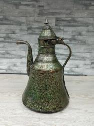 Antika Muazzam Patinaya Sahip Trabzon Bakır İbrik