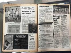 HAYAT SPOR DERGİSİ - 6 NİSAN 1977 - SAYI: 14 - ALTAYSPOR 1977 TAKIM KADROSU POSTERİ - KOCAELİSPOR 1977 TAKIM KADROSU POSTERİ - EDİRNESPOR 1977 TAKIM KADROSU POSTERİ - VEYSEL SERÇE - FENERBAHÇE 1 - 1 BEŞİKTAŞ, DERBİDE BERABERLİK - TARIK ÇALDIRAN, NECATİ KASAPOĞLU - EROL ÖZGÜÇ - GARRINCHA - HALİT KIVANÇ - MERİHLİ OLİMPİYATLARDA - AHMET SUAT ÖZYAZICI - ERDEN GÜLEY - BAYAN SARI KART LAKAPLI KADIN HAKEM ELMAS SARGIN - SALİH SEZER - ABDULLAH YALÇIN - SEVDA KARACA - NAZIM KOKA - CEM ATABEYOĞLU - EROL BÜYÜKBURÇ TOTO OYNADI - HAKAN ORTAGÜN - BASKETBOL 2. LİG ŞAMPİYONU MUHAFIZGÜCÜ - SABRİ OZÜN LÜKSEMBURG'DA YÜZME YARIŞINDA - AYFER HORTAŞÇU - ERDEN GÜLEY - CEM ATABEYOĞLU - ARKA KAPAK ELMAS SARGIN - POSTERLİ TAM TAKIM 32 SAYFA SPOR DERGİSİ